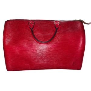 Louis Vuitton Castilian Red Speedy 35